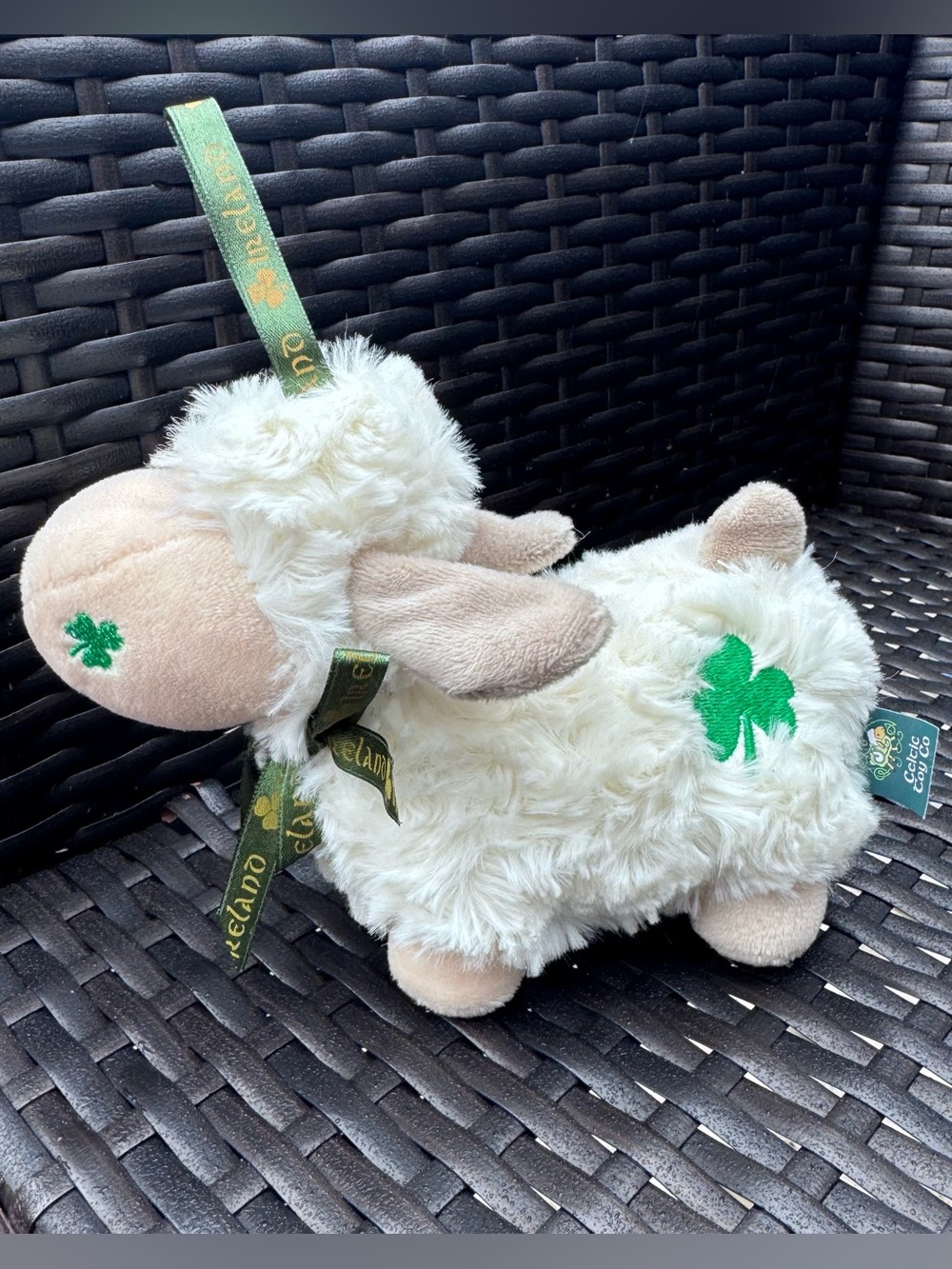 Celtic Toy Co. Cream Sheep Standing Teddy